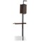 Baxton Studio Fariat Modern Industrial Walnut Brown Finished Wood and Black Metal Display Shelf with Desk 196-12083-ZORO - alternate 2